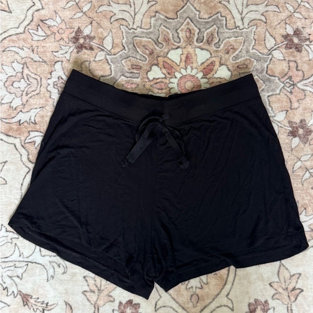 Black Drawstring Shorts